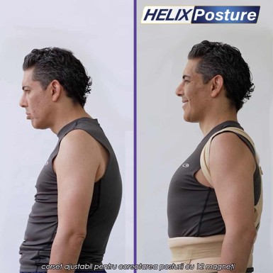 Helix Posture - corset pentru postura cu 12 magneti activi Helix Posture - corset pentru postura cu 12 magneti activi