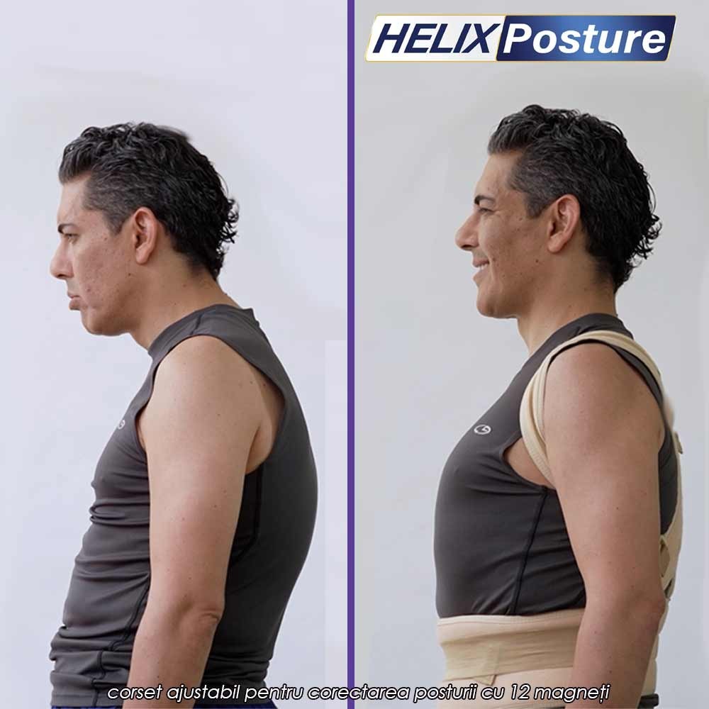 Helix Posture - corset pentru postura cu 12 magneti activi