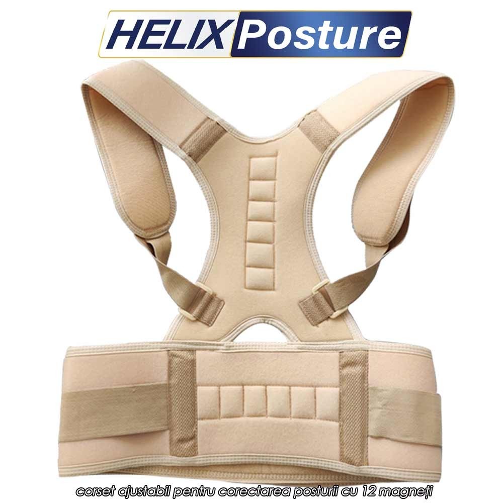 Helix Posture - corset pentru postura cu 12 magneti activi