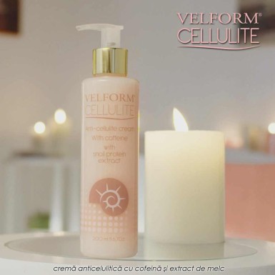 Velform Cellulite - crema anticelulitica cu cofeina si extract de melc Velform Cellulite - crema anticelulitica cu cofeina si extract de melc
