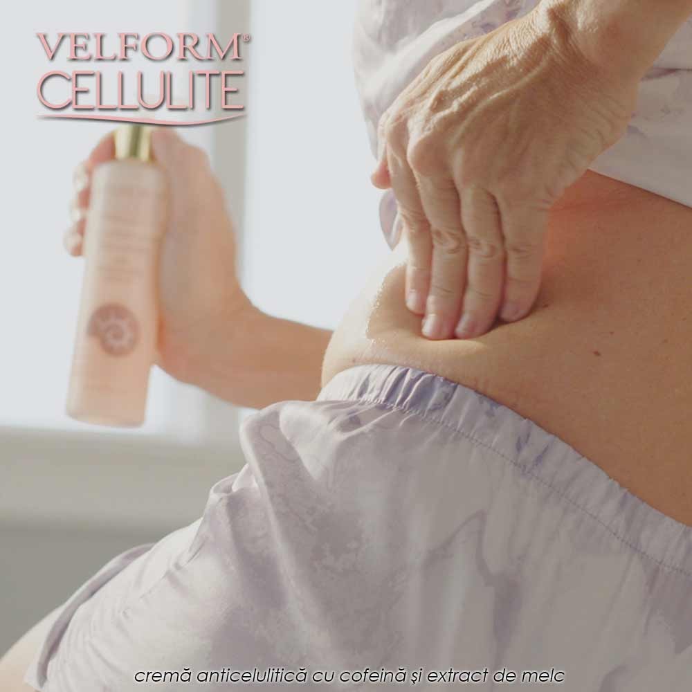 Velform Cellulite - crema anticelulitica cu cofeina si extract de melc