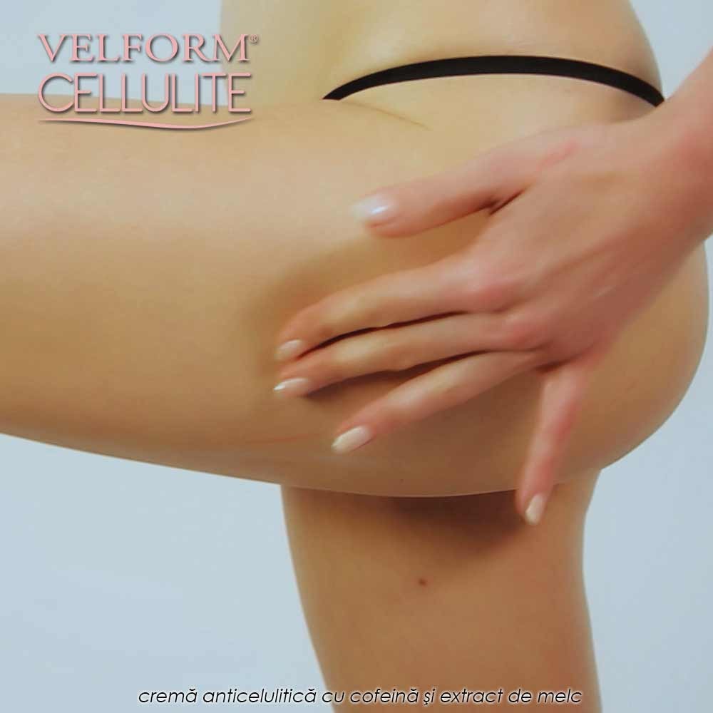 Velform Cellulite - crema anticelulitica cu cofeina si extract de melc