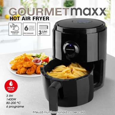 GourmetMaxx Hot Air Fryer Original - friteuza multifunctionala cu aer cald