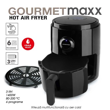 GourmetMaxx Hot Air Fryer Original - friteuza multifunctionala cu aer cald GourmetMaxx Hot Air Fryer Original - friteuza multifunctionala cu aer cald
