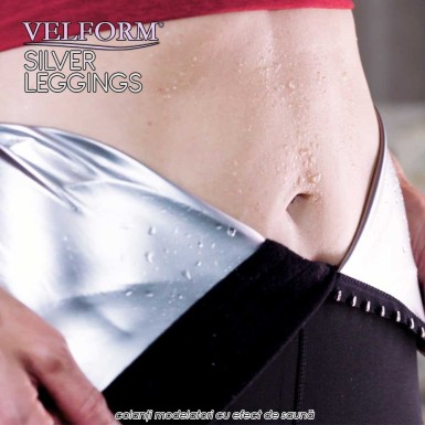 Velform Silver Leggings - colanti modelatori cu efect de sauna Velform Silver Leggings - colanti modelatori cu efect de sauna