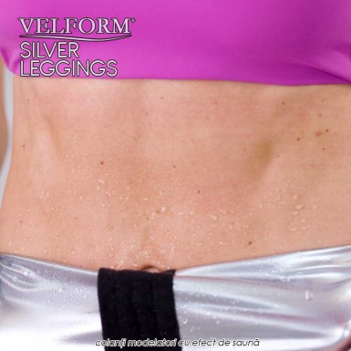Velform Silver Leggings - colanti modelatori cu efect de sauna Velform Silver Leggings - colanti modelatori cu efect de sauna