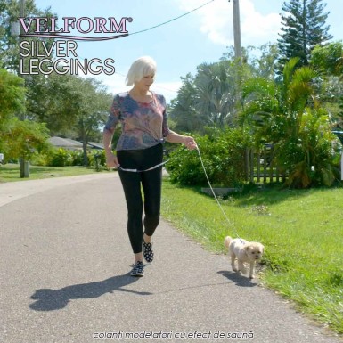 Velform Silver Leggings - colanti modelatori cu efect de sauna Velform Silver Leggings - colanti modelatori cu efect de sauna