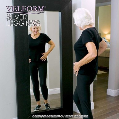 Velform Silver Leggings - colanti modelatori cu efect de sauna Velform Silver Leggings - colanti modelatori cu efect de sauna