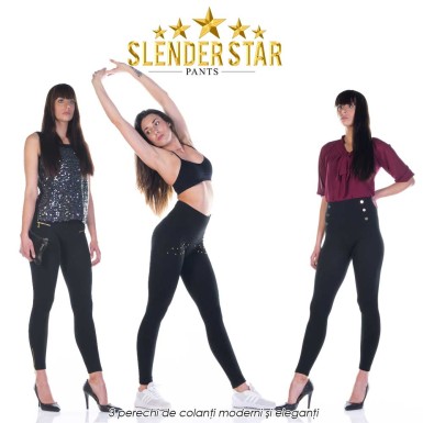 Slender Star Pants - 3 perechi de colanti moderni si eleganti la pret de 1