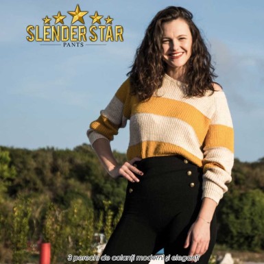 Slender Star Pants - 3 perechi de colanti moderni si eleganti la pret de 1 Slender Star Pants - 3 perechi de colanti moderni si eleganti la pret de 1