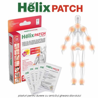 Helix Patch - plasturi pentru durere cu arnica si gheara diavolului