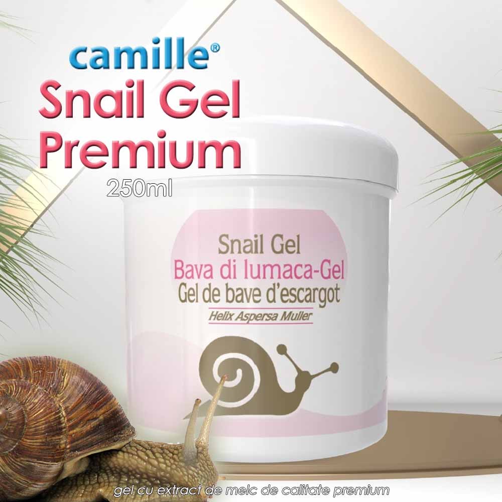 Camille Snail Gel Premium 250ml - gel cu extract de melc