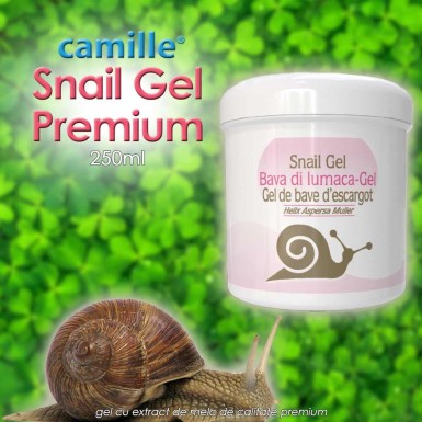 Camille Snail Gel Premium 250ml - gel cu extract de melc Camille Snail Gel Premium 250ml - gel cu extract de melc