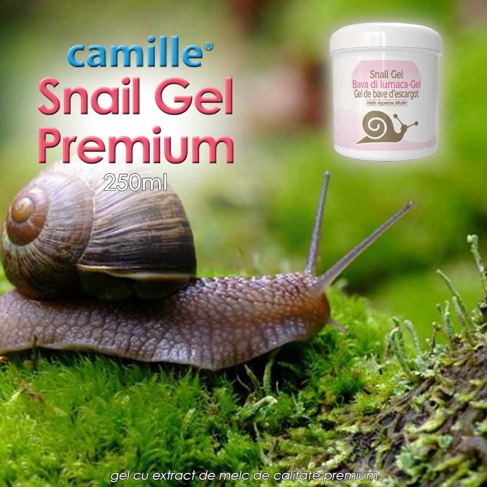 Camille Snail Gel Premium 250ml - gel cu extract de melc