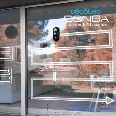 Conga Windroid 870 Connected T - robot de curatare a geamurilor Conga Windroid 870 Connected T - robot de curatare a geamurilor