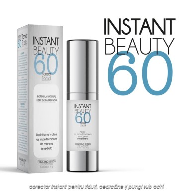 Instant Beauty 60 - corector instant pentru riduri, cearcane si pungi sub ochi