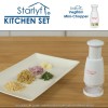 Starlyf Kitchen Set - ascutitor de cutite, mini-tocator si decojitor multifunctional Starlyf Kitchen Set - ascutitor de cutite, mini-tocator si decojitor multifunctional