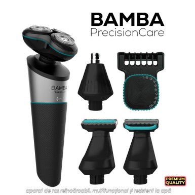 Bamba PrecisionCare 5-in-1 - aparat de ras reincarcabil, multifunctional si rezistent la apa