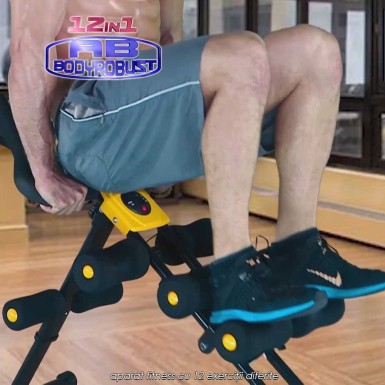 AB BodyRobust - aparat fitness cu 12 exercitii diferite AB BodyRobust - aparat fitness cu 12 exercitii diferite