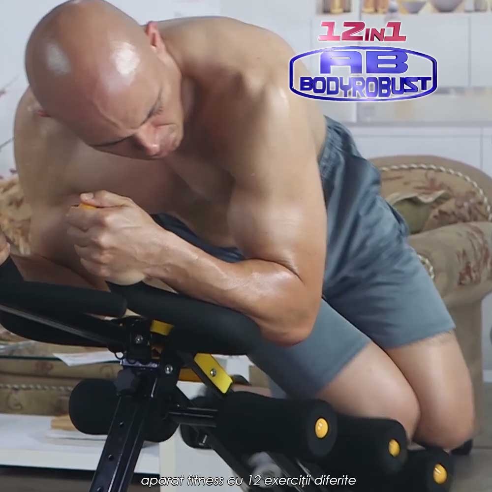 AB BodyRobust - aparat fitness cu 12 exercitii diferite