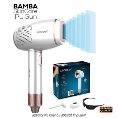 Bamba SkinCare IPL Gun - epilator IPL laser cu 500.000 impulsuri Bamba SkinCare IPL Gun - epilator IPL laser cu 500.000 impulsuri