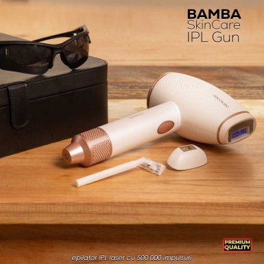 Bamba SkinCare IPL Gun - epilator IPL laser cu 500.000 impulsuri Bamba SkinCare IPL Gun - epilator IPL laser cu 500.000 impulsuri