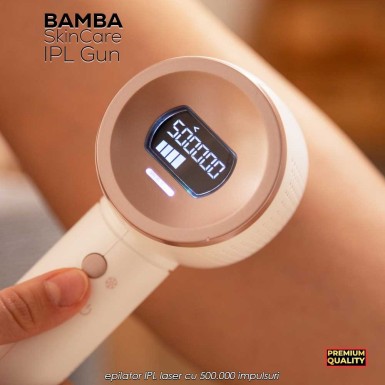 Bamba SkinCare IPL Gun - epilator IPL laser cu 500.000 impulsuri Bamba SkinCare IPL Gun - epilator IPL laser cu 500.000 impulsuri