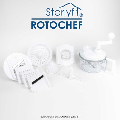 Starlyf Rotochef - robot de bucătărie 6 în 1 Starlyf Rotochef - robot de bucătărie 6 în 1