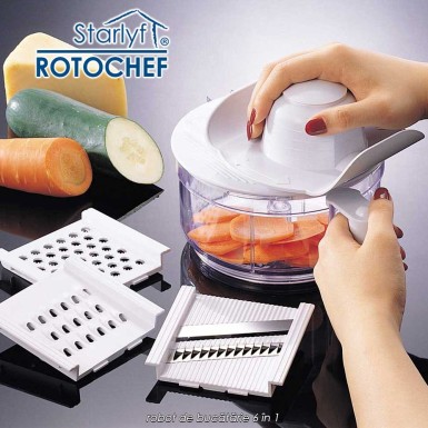 Starlyf Rotochef - robot de bucătărie 6 în 1 Starlyf Rotochef - robot de bucătărie 6 în 1