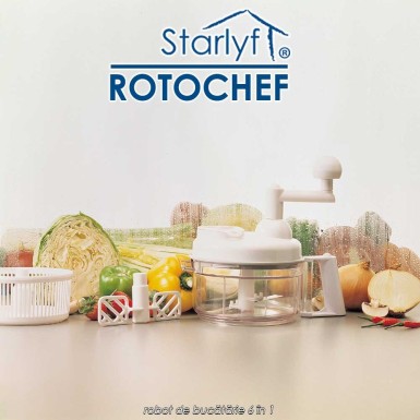 Starlyf Rotochef - robot de bucătărie 6 în 1 Starlyf Rotochef - robot de bucătărie 6 în 1