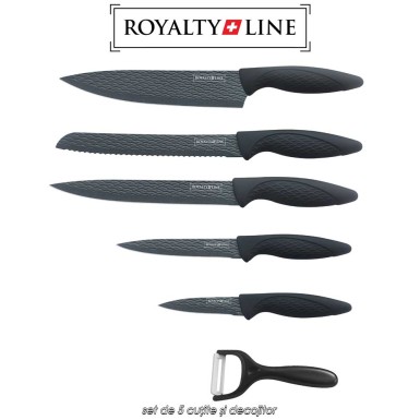 Royalty Line RL-DC5C - set de 5 cuțite și decojitor