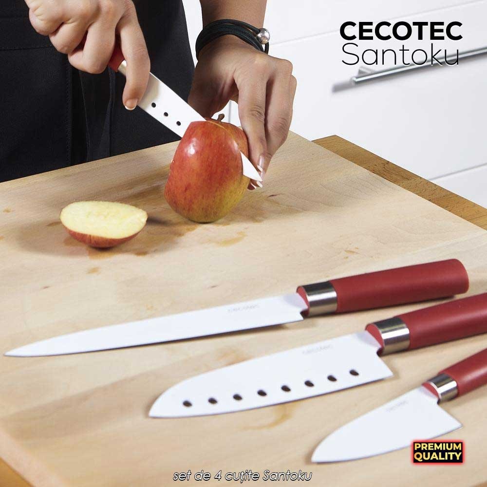Cecotec Santoku Knives - set de 4 cuțite Santoku Cecotec Santoku Knives - set de 4 cuțite Santoku