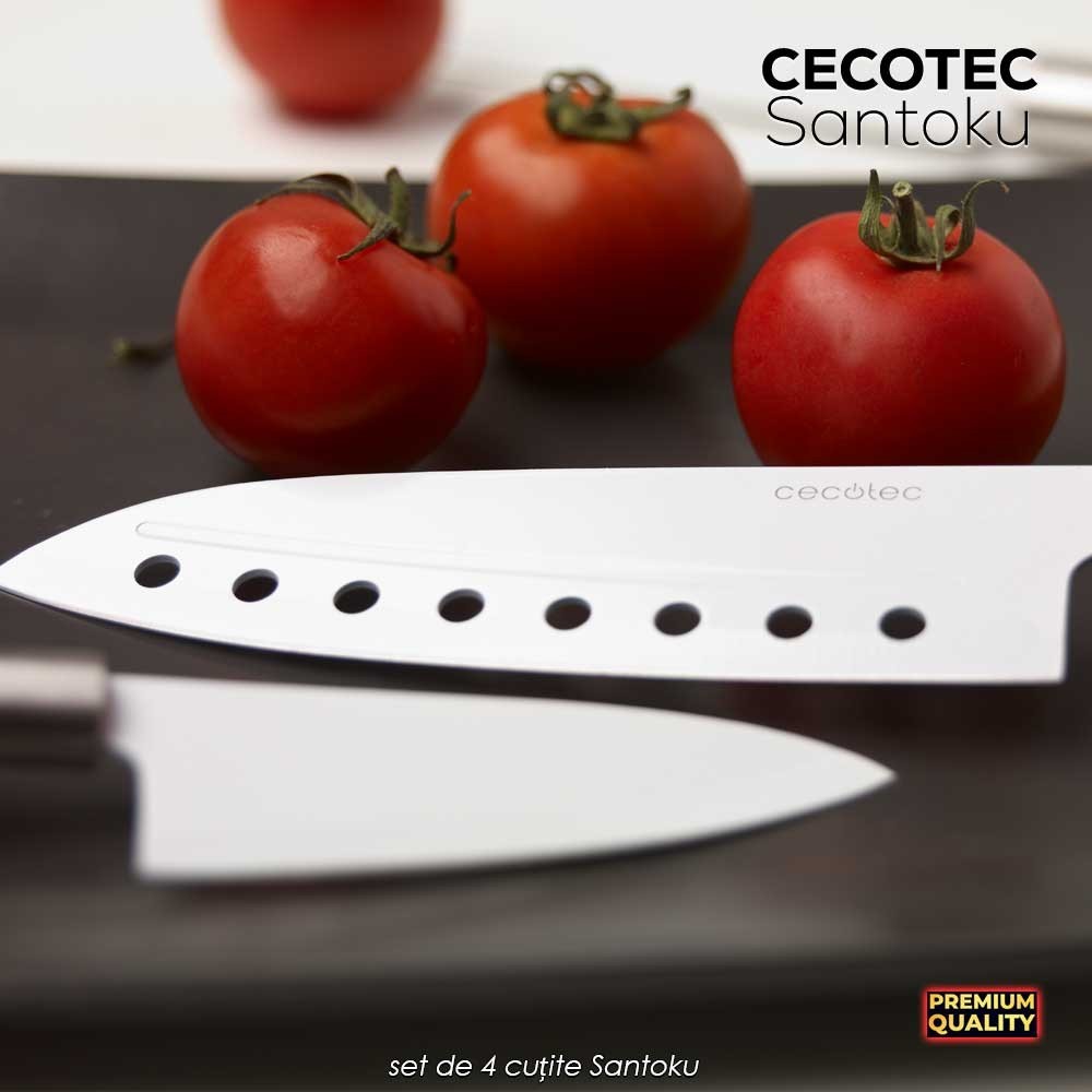 Cecotec Santoku Knives - set de 4 cuțite Santoku Cecotec Santoku Knives - set de 4 cuțite Santoku