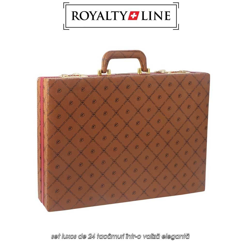 Royalty Line RL-K25LB - set luxos de 24 tacâmuri într-o valiză elegantă