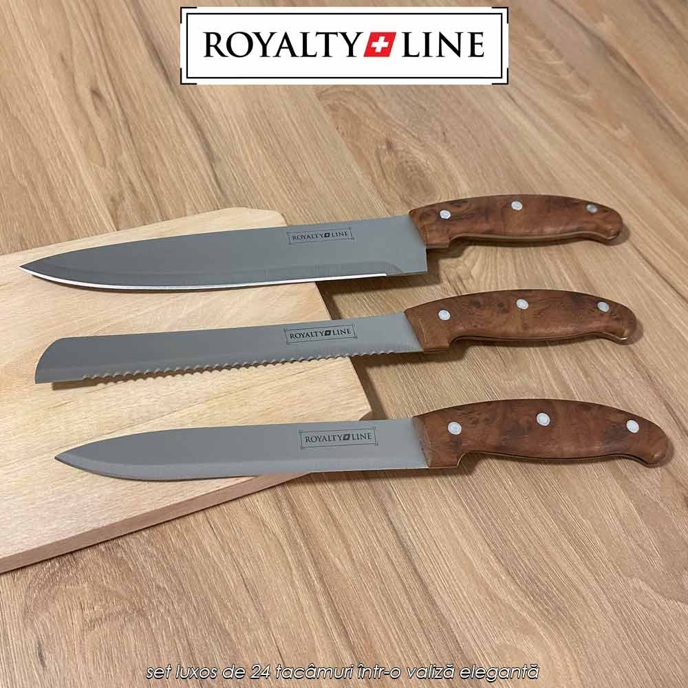Royalty Line RL-K25LB - set luxos de 24 tacâmuri într-o valiză elegantă