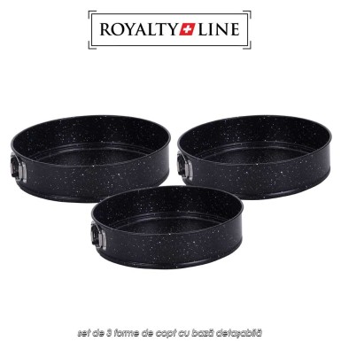 Royalty Line RL-3SF3 - set de 3 forme de copt cu bază detașabilă