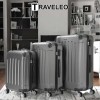 Traveleo ABS01S - set de 3 valize de călătorie din ABS
