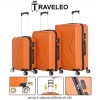 Traveleo ABS03OR - set de 3 valize de călătorie din ABS