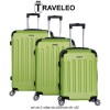 Traveleo ABS01LG - set de 3 valize de călătorie din ABS