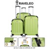 Traveleo ABS01LG - set de 3 valize de călătorie din ABS
