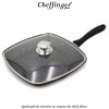 🍳Cheffinger Home GP28 | preț 129lei | tigaie grill din aluminiu cu capac din sticlă 28cm | Telestar 🍳Cheffinger Home GP28 | preț 129lei | tigaie grill din aluminiu cu capac din sticlă 28cm | Telestar