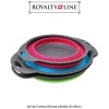 Royalty Line RL-20N09A - set de 3 strecurătoare pliabile din silicon Royalty Line RL-20N09A - set de 3 strecurătoare pliabile din silicon