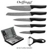 Cheffinger Home MB05 - set de 5 cuțite și decojitor Cheffinger Home MB05 - set de 5 cuțite și decojitor