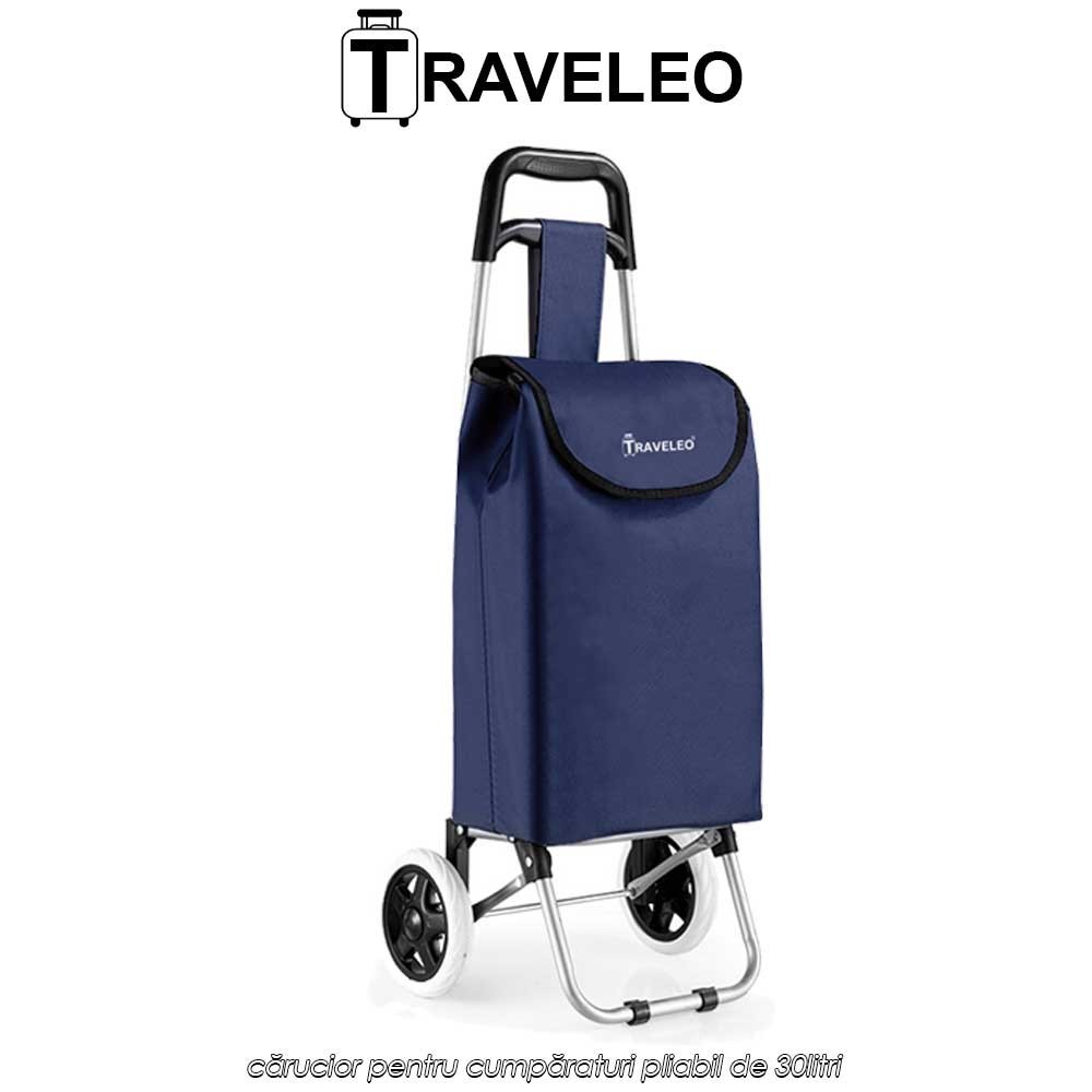 Traveleo TR01XL - cărucior pentru cumpăraturi pliabil de 30litri Traveleo TR01XL - cărucior pentru cumpăraturi pliabil de 30litri