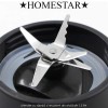 HomeStar GIB1.5 - blender cu râșniță și recipient din sticlă de 1.5 litri HomeStar GIB1.5 - blender cu râșniță și recipient din sticlă de 1.5 litri