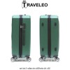 Traveleo ABS03GR - set de 3 valize de călătorie din ABS