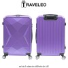 Traveleo ABS03PUR - set de 3 valize de călătorie din ABS