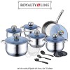 Royalty Line RL-1801B - set complet din 18 piese ce conține 5 oale, 1 tigaie și accesorii