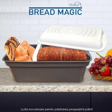 Starlyf Bread Magic - cutia inovatoare pentru păstrarea prospețimii pâinii Starlyf Bread Magic - cutia inovatoare pentru păstrarea prospețimii pâinii