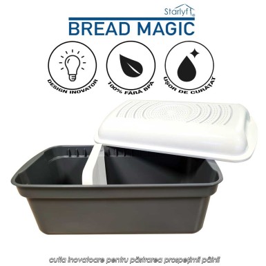 Starlyf Bread Magic - cutia inovatoare pentru păstrarea prospețimii pâinii Starlyf Bread Magic - cutia inovatoare pentru păstrarea prospețimii pâinii